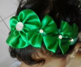 Flor com mini laços