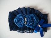 Faixa rosas de cetim